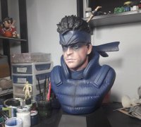 STL file Solid Snake Metal Gear Solid 1 version fan art 3D print model  🐍・3D printable model to download・Cults