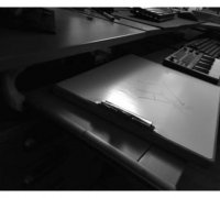 Cricut Wide Mat Under Desk Storage by agentadam07, Download free STL model