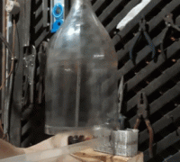 3D file Cut-Man - PET bottle cutter with handle! 🍾・3D printing