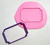 STL file Vintage frame mirror cutter - cookie cutter 🖼️・3D printable model  to download・Cults