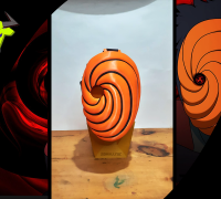 STL file OBITO MASK PACK 🎭・Model to download and 3D print・Cults