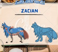STL file Zacian pokemon sword 🐉・3D print design to download・Cults