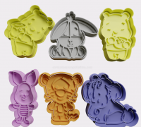 Classic Winnie The Pooh Bear with Honey Pot #1 Cookie Cutter