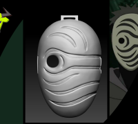 STL file Obito Uchiha Rinnegan Mask 🔧・3D printing model to download・Cults