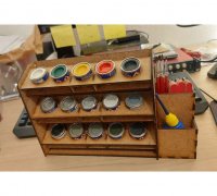 Revell Aqua color paint storage tray by Tantalus, Download free STL model