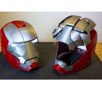 STL file Iron Man Mask 👨・Model to download and 3D print・Cults