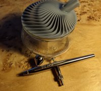 OBJ file Airbrush cleaning station for desktop airbrushes 🚉・3D printing  template to download・Cults