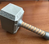 Archivo 3D Mjölnir, el martillo de Thor 🎭・Modelo de impresión 3D para  descargar・Cults