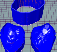 Heart mold form for bathbomb from 1cm to 20cm 3D model 3D printable