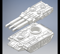 LRM MRM SRM Carrier 3D resin printed - For 6 mm games like Battletech 2 