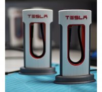 Tesla CCS Combo 2 adapter rev2 3D model 3D printable