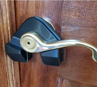 Parametric Sliding Bifold Door Lock by Gregahertz, Download free STL model