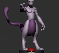 Free STL file Armored Mewtwo (Pokemon GO Variant/35mm Scale Series) 🐉・3D  printable object to download・Cults