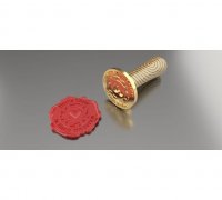 Custom Wax Seal Stamps by EdsCraftworks, Download free STL model