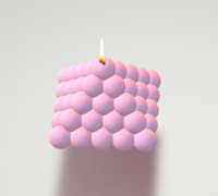 STL file BUBBLE CANDLE 🕯️・3D printer model to download・Cults