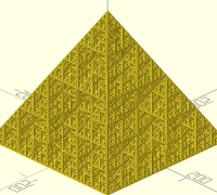 sierpinski pyramid 3D Models to Print - yeggi