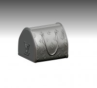Free STL file Louis Vuitton jewelry box・3D print model to