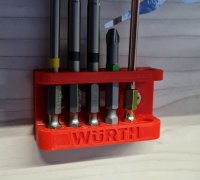 screwdriver holder wurth 3D Models to Print - yeggi