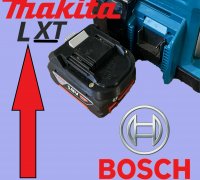 Adapter for 18V Bosch Power4All tool batteries by Jason, Download free STL  model
