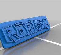 STL file Roblox logo 🎲・Model to download and 3D print・Cults