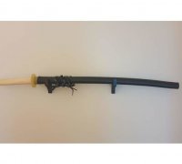 STL file Katana wall mount bracket 🗡️・Model to download and 3D print・Cults