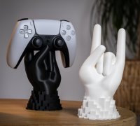 STL file SUPPORT HEADPHONE JOYSTICK PS5/PS4 COD MW2 - Commercial Use 🎧・3D  printer design to download・Cults
