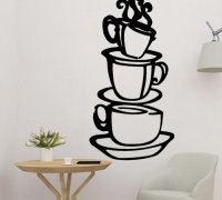 3D Printed Mug w/Drawing 2 Large — Avi Farber