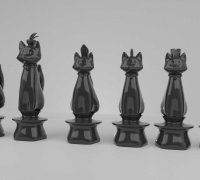STL file Medieval chess ♟️・3D printing model to download・Cults