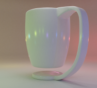 STL file Floating coffee cup ☕・3D printer design to download・Cults