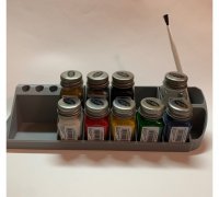 Hobby Storage Testors Acrylic Paint Racks Holders for Peg Board 