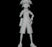 STL file Dawn Pokemon Trainer Figure 🐉・3D printable model to