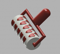 STL file LV pattern ROLLER PIN FOR POLYMER CLAY・Model to download