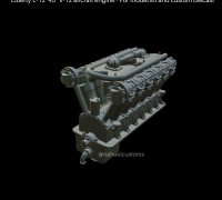 STL file RR Derwent - turbojet engine - 1/43 Scale ⏺️・3D