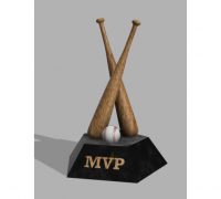 Moddler 3D Prints for Major League Baseball and Triple Crown Trophies