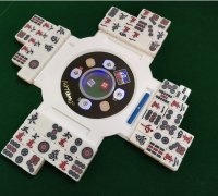 I designed and 3D printed a compass for my set! : r/Mahjong
