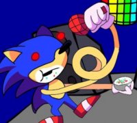 Really Happy But Sonic EXE and Tails [Friday Night Funkin'] [Mods]