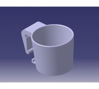 McDonalds Sauce Cup Holder 3D model 3D printable