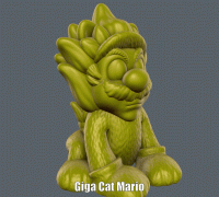 Cat Mario - Super Mario Brothers - Fan Art - 3D model by