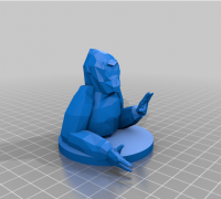 Free STL file Gorilla tag Finger painter monkey with winter cosmetics 🦍・3D  printable object to download・Cults
