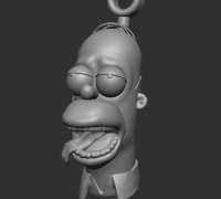 STL file Homer Simpson KeyHolder 🔑・3D printable design to