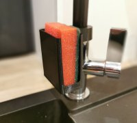 dishwand sponge holder 3D Print Model in Kitchen and Dining 3DExport