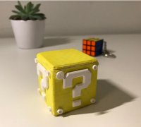 Free STL file MARIO CUBE (QUESTION BLOCK) ❓・Model to download and 3D  print・Cults