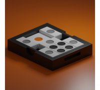 Free 3D file (Pet Enrichment Toy) Sliding Tiles Puzzle + 🧩・3D