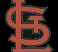 Red St. Louis Cardinals 20'' x 16.5'' 3D Sign