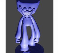 STL file Huggy Wuggy (FNF) Mod Friday Night Funkin'.・3D printer model to  download・Cults