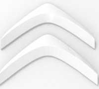 Citroen Logo - 3D Model by 3d_logoman
