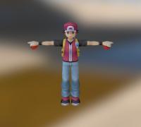 pokemon trainer red" 3D Models to -