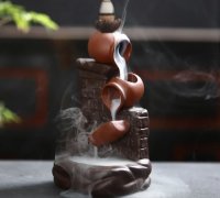 waterfall incense burner 3D Models to Print - yeggi