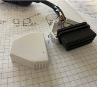 STL file OBD2 Bluetooth Adapter Holder 🧑‍🔧・3D print model to  download・Cults