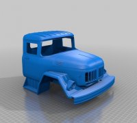 Details about   3d printed ZIL131 Cabin for WPL B16 1:16 